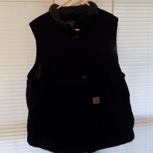 Mens size XL Carhartt Sherpa lined vest